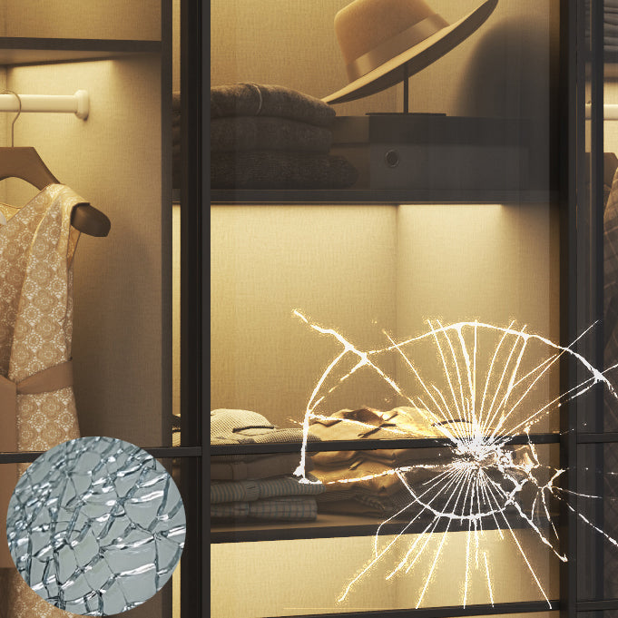 Contemporary Style Wooden Wardrobe White Colour Soft Close Door Wardrobe Closet Clearhalo 'Armoires & Wardrobes' 'armoires_wardrobes' 'Bedroom Furniture' 'furn' 'furn_armoires_wardrobes' 'Furniture' 5435353