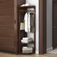 Modern Style Open Armoire Pine Wood Cabinet with Clothing Rod