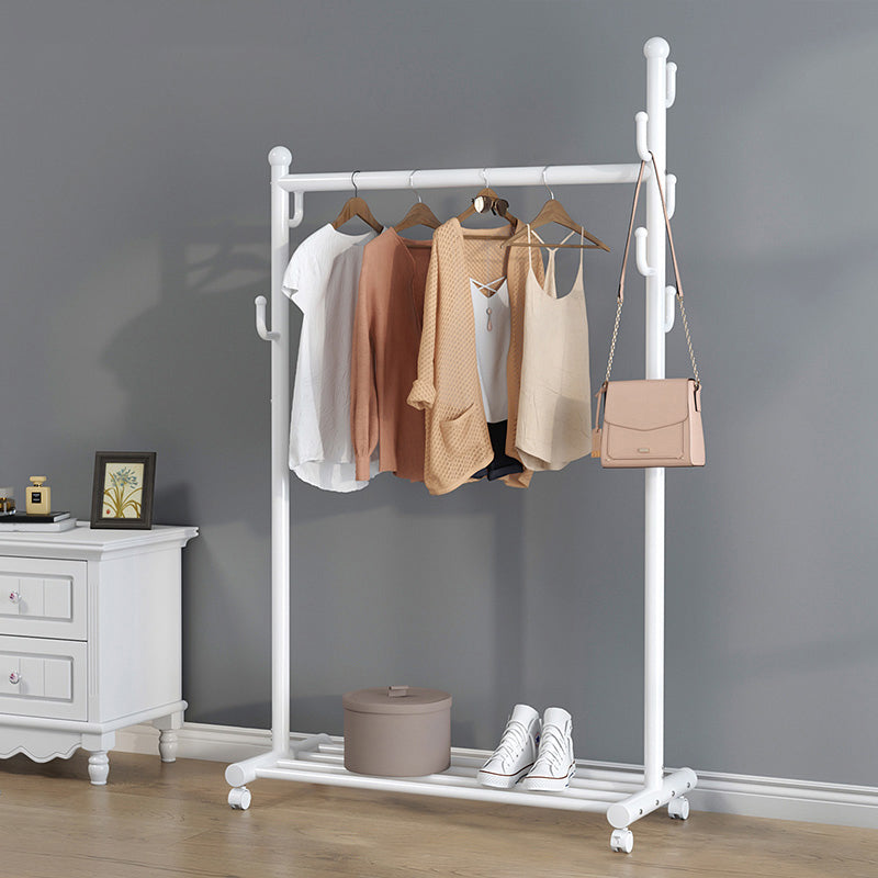 Edelstahl Open Armoire zeitgenössischer Schrank mit Kleidungsstange