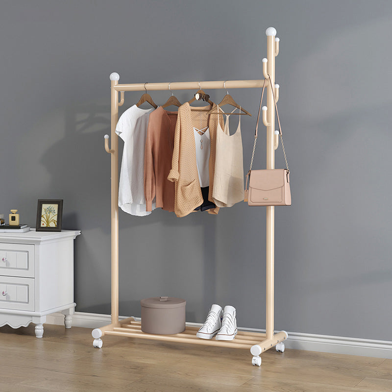 Edelstahl Open Armoire zeitgenössischer Schrank mit Kleidungsstange