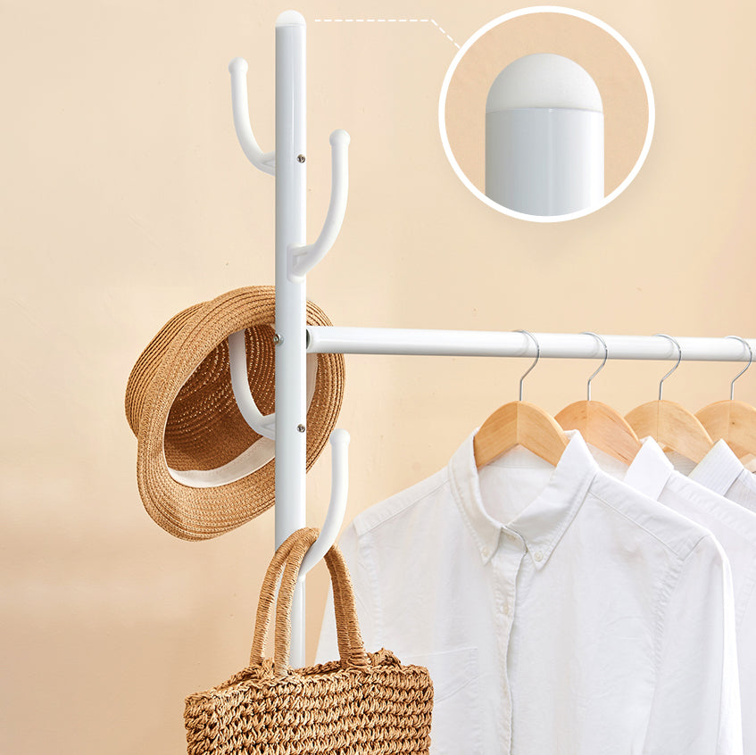 Edelstahl Open Armoire zeitgenössischer Schrank mit Kleidungsstange