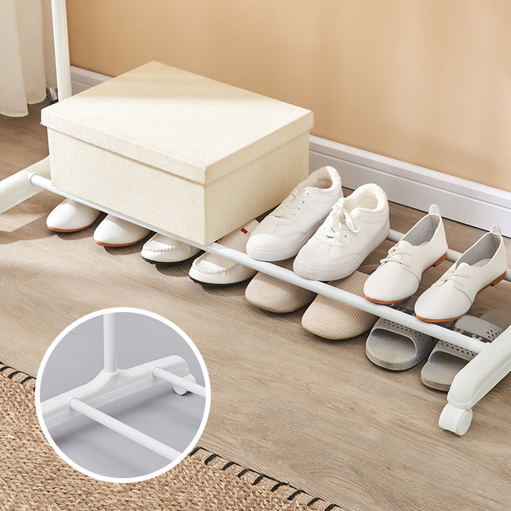 Edelstahl Open Armoire zeitgenössischer Schrank mit Kleidungsstange