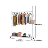 Edelstahl Open Armoire zeitgenössischer Schrank mit Kleidungsstange