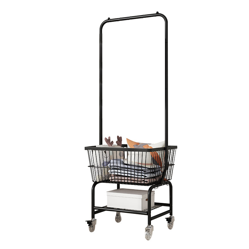 Kleiderschrank im zeitgenössischen Stil offener Kleiderschrank mit Rädern für Zuhause