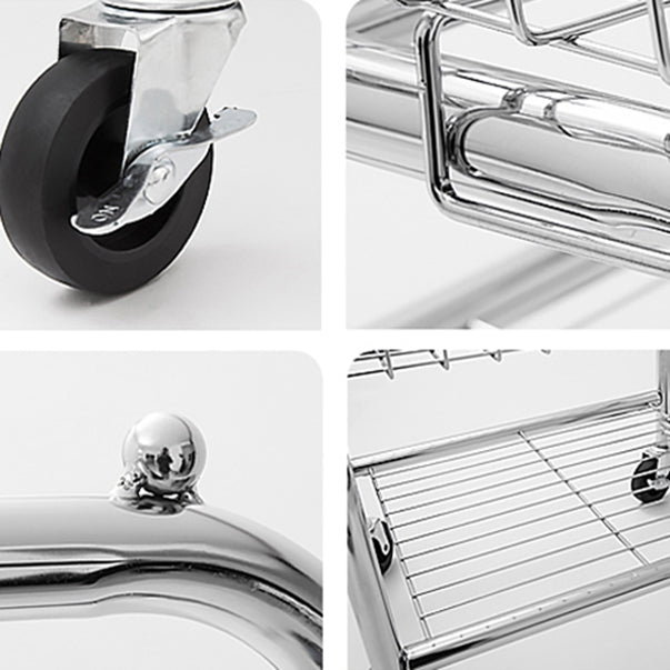 Kleiderschrank im zeitgenössischen Stil offener Kleiderschrank mit Rädern für Zuhause