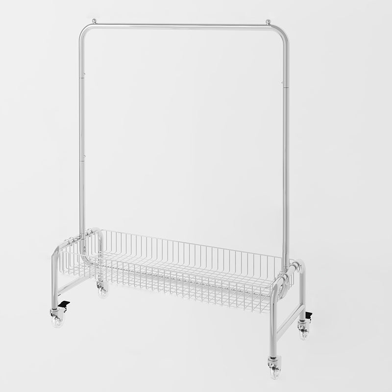 Kleiderschrank im zeitgenössischen Stil offener Kleiderschrank mit Rädern für Zuhause