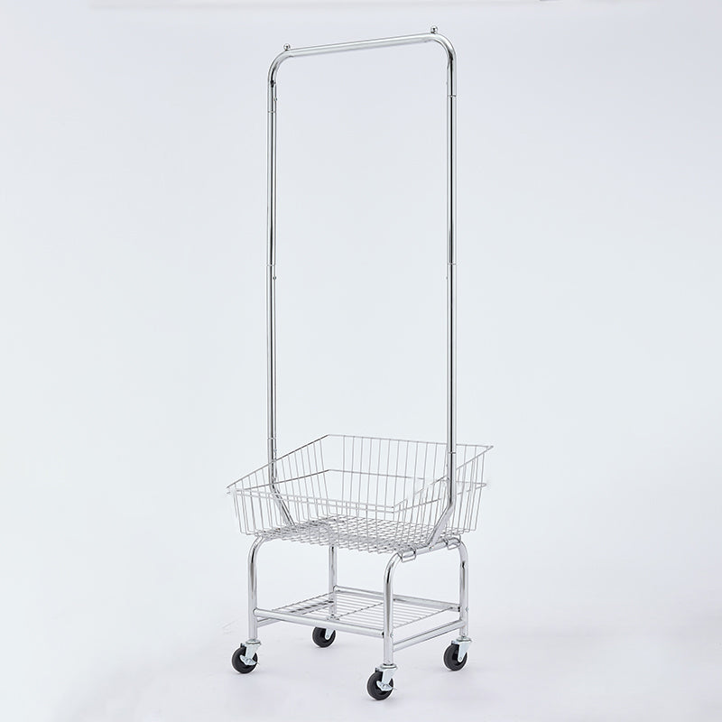 Kleiderschrank im zeitgenössischen Stil offener Kleiderschrank mit Rädern für Zuhause