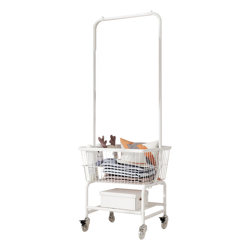 Kleiderschrank im zeitgenössischen Stil offener Kleiderschrank mit Rädern für Zuhause