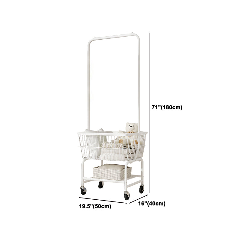 Kleiderschrank im zeitgenössischen Stil offener Kleiderschrank mit Rädern für Zuhause