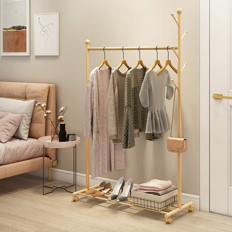 Contemporary Style Wardrobe 1-Teir Metal Wardrobe Closet for Bedroom