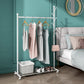 Contemporary Style Wardrobe 1-Teir Metal Wardrobe Closet for Bedroom