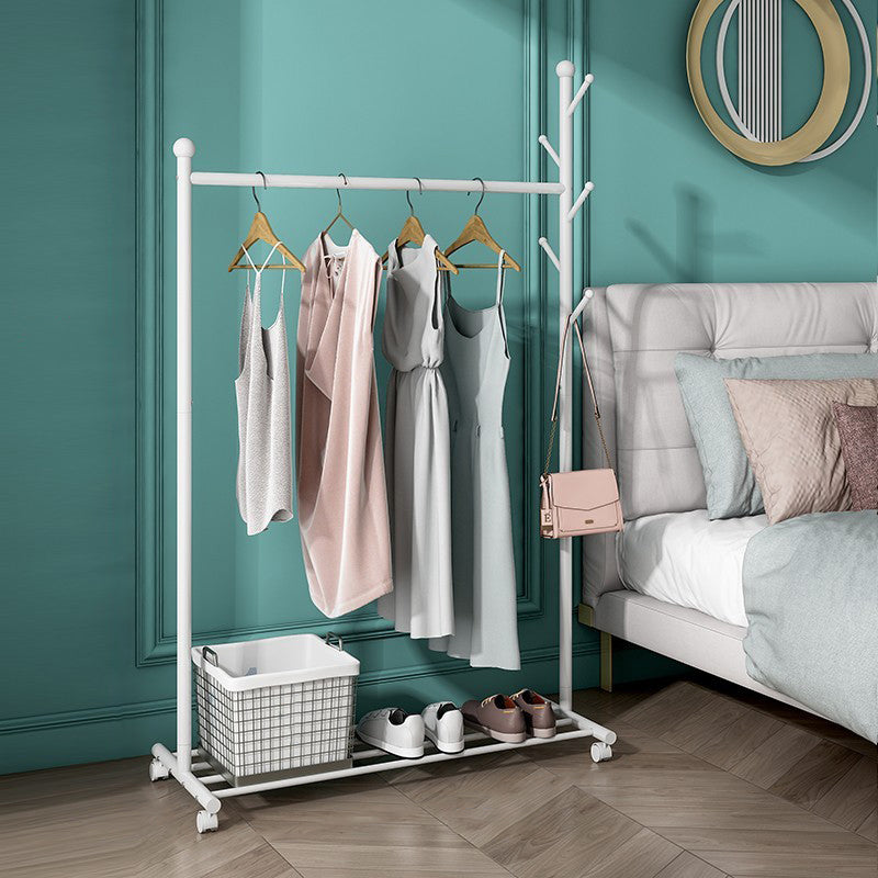 Contemporary Style Wardrobe 1-Teir Metal Wardrobe Closet for Bedroom