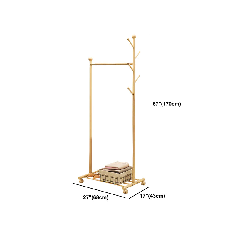 Contemporary Style Wardrobe 1-Teir Metal Wardrobe Closet for Bedroom