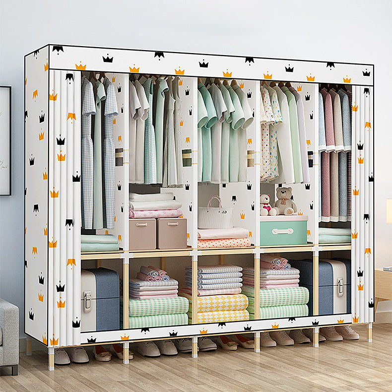 Armoire de garde-robe en bois de noyer armoire armoire de garde-robe de style contemporain pour chambre à coucher