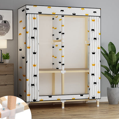 Armoire de garde-robe en bois de noyer armoire armoire de garde-robe de style contemporain pour chambre à coucher