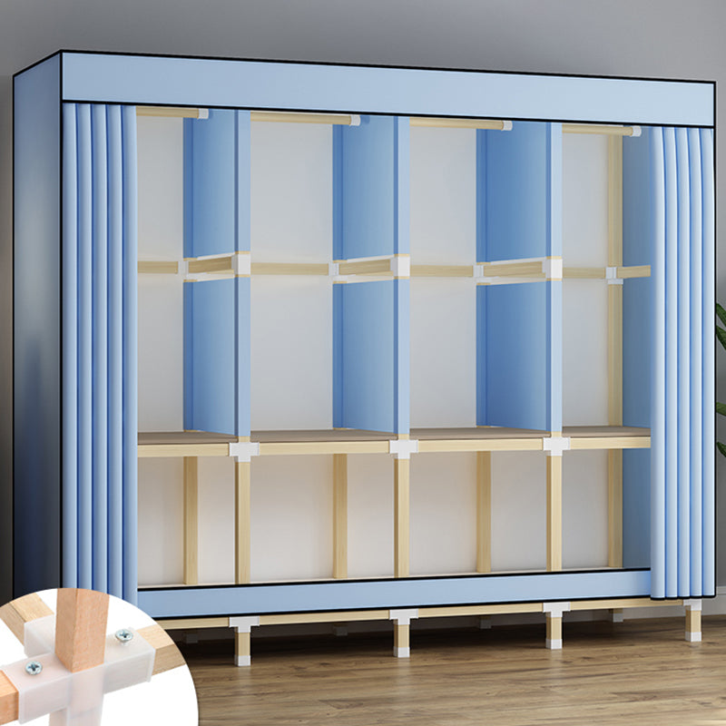 Armoire de garde-robe en bois de noyer armoire armoire de garde-robe de style contemporain pour chambre à coucher