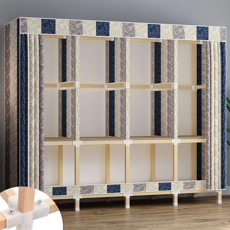 Armoire de garde-robe en bois de noyer armoire armoire de garde-robe de style contemporain pour chambre à coucher