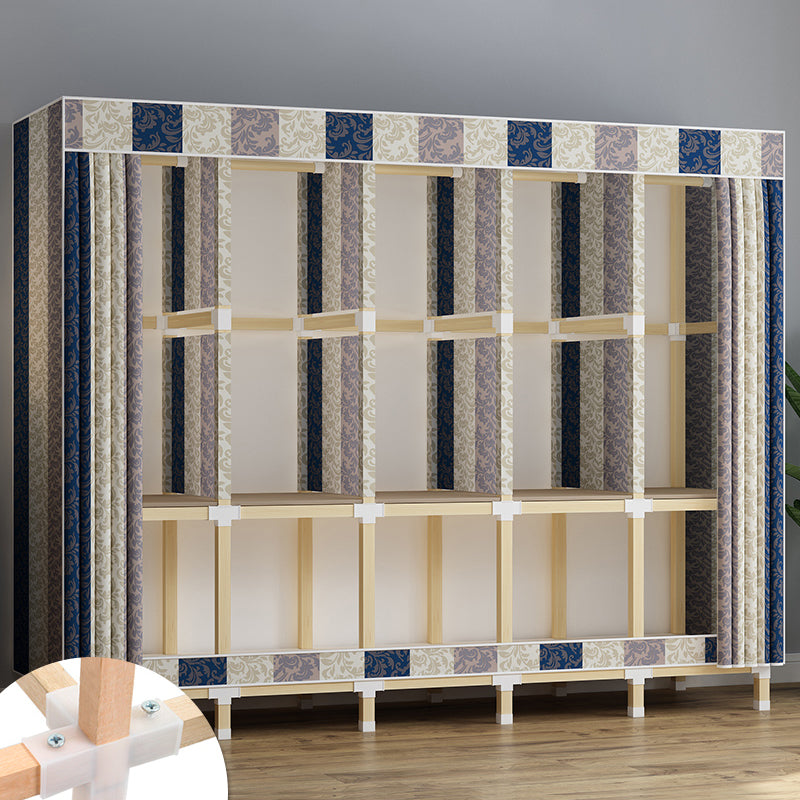 Armoire de garde-robe en bois de noyer armoire armoire de garde-robe de style contemporain pour chambre à coucher