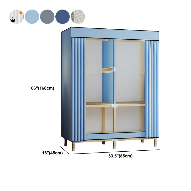 Armoire de garde-robe en bois de noyer armoire armoire de garde-robe de style contemporain pour chambre à coucher