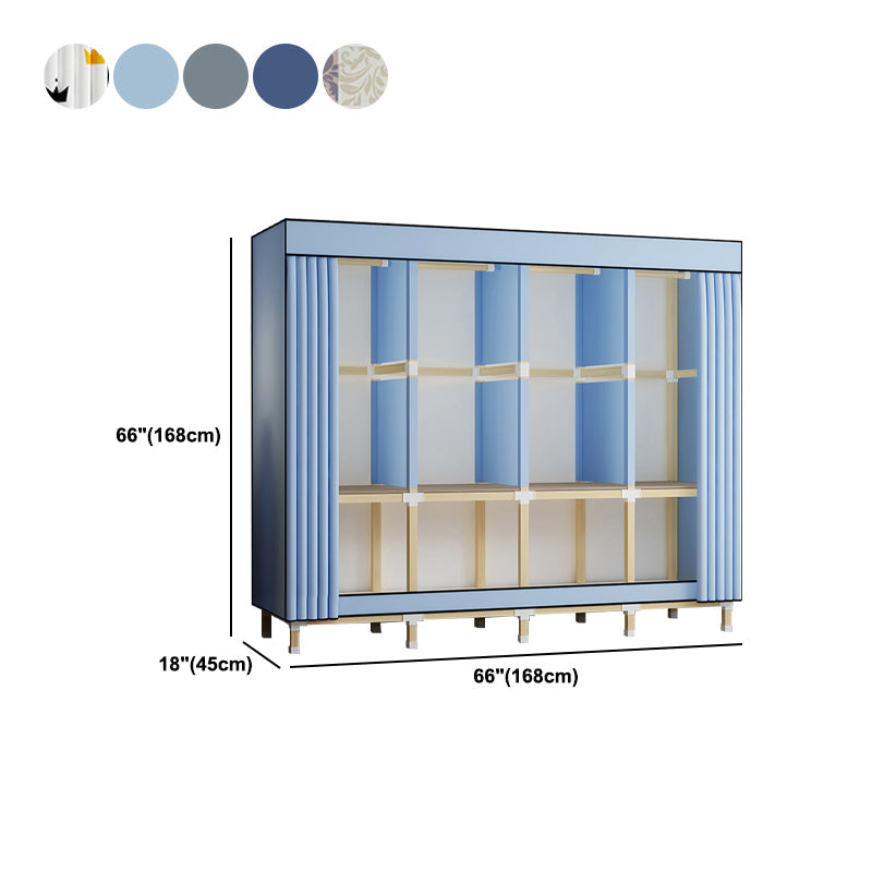 Armoire de garde-robe en bois de noyer armoire armoire de garde-robe de style contemporain pour chambre à coucher