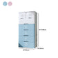 Contemporary Style Non-Hanging Armoire Plastic Storage Cabinet with Drawers Clearhalo 'Armoires & Wardrobes' 'armoires_wardrobes' 'Bedroom Furniture' 'furn' 'furn_armoires_wardrobes' 'Furniture' 5435871