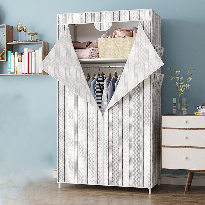 Armario de marco de metal Armario de estilo contemporáneo Gabinete de vestuario para dormitorio