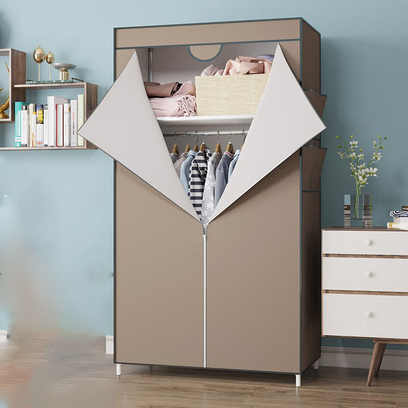 Armario de marco de metal Armario de estilo contemporáneo Gabinete de vestuario para dormitorio