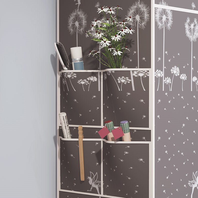 Armario de marco de metal Armario de estilo contemporáneo Gabinete de vestuario para dormitorio