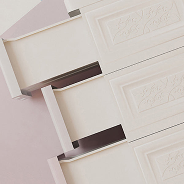 Gabinete de almacenamiento de plástico para el gabinete de puerta con bisagras modernas de dormitorio