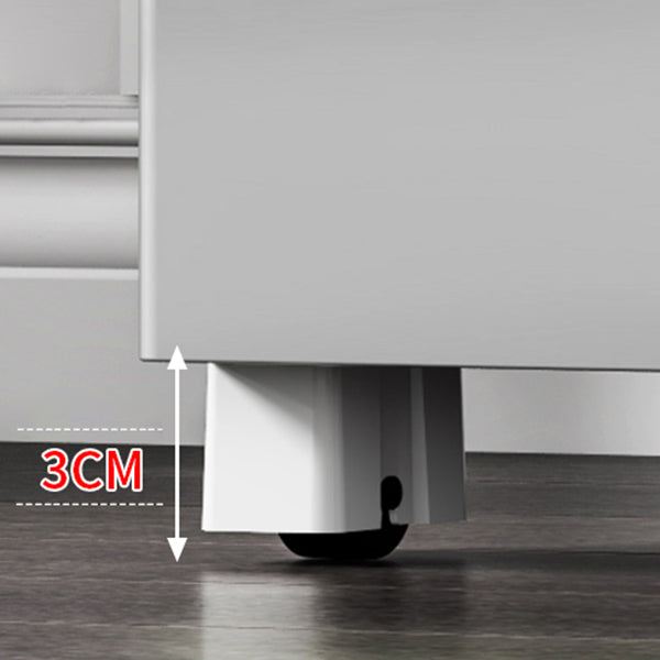 Contemporary Style Wardrobe Plastic Bedroom Wardrobe Closet With 6-Drawer Clearhalo 'Armoires & Wardrobes' 'armoires_wardrobes' 'Bedroom Furniture' 'furn' 'furn_armoires_wardrobes' 'Furniture' 5436047