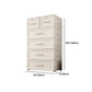 Contemporary Style Wardrobe Plastic Bedroom Wardrobe Closet With 6-Drawer Clearhalo 'Armoires & Wardrobes' 'armoires_wardrobes' 'Bedroom Furniture' 'furn' 'furn_armoires_wardrobes' 'Furniture' 5436052