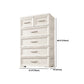 Contemporary Style Wardrobe Plastic Bedroom Wardrobe Closet With 6-Drawer Clearhalo 'Armoires & Wardrobes' 'armoires_wardrobes' 'Bedroom Furniture' 'furn' 'furn_armoires_wardrobes' 'Furniture' 5436056