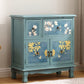 Traditional Style Combo Dresser Bedroom Solid Wood Storage Chest with Drawers and Doors 24"L x 12"W x 25"H Green Clearhalo 'Bedroom Furniture' 'Dressers & Chests' 'dressers_chests' 'furn' 'furn_dressers_chests' 'Furniture' 5436390