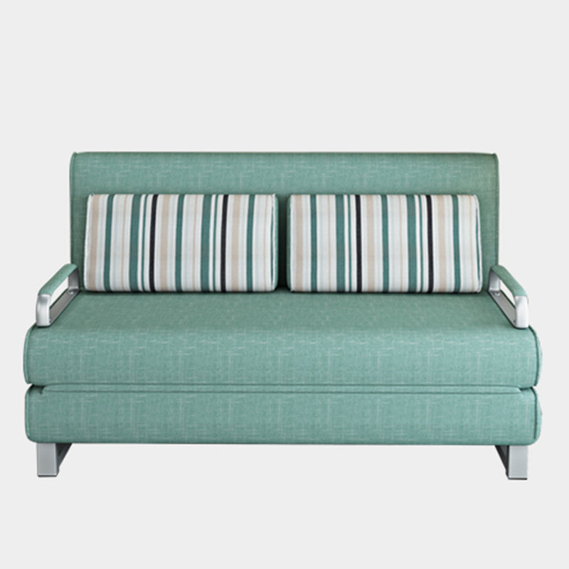 枕付きの現代的なコンバーチブルアームレスベッドソファソファ