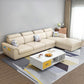 Nordic Style Sofa Bed Solid Wood Frame Multicolor Option with Pocket Storage Sofa