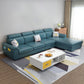 Nordic Style Sofa Bed Solid Wood Frame Multicolor Option with Pocket Storage Sofa