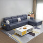 Nordic Style Sofa Bed Solid Wood Frame Multicolor Option with Pocket Storage Sofa