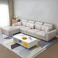 Nordic Style Sofa Bed Solid Wood Frame Multicolor Option with Pocket Storage Sofa
