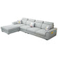 Nordic Style Sofa Bed Solid Wood Frame Multicolor Option with Pocket Storage Sofa