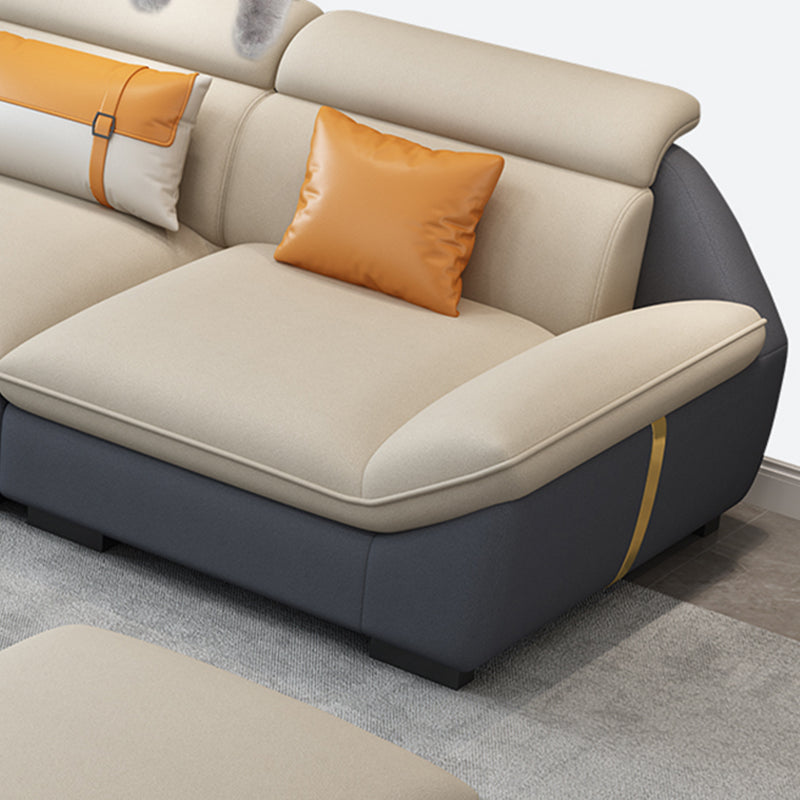 Divano in pelle finta del Nord Europa cucito cuscino per cuscini con cuscini