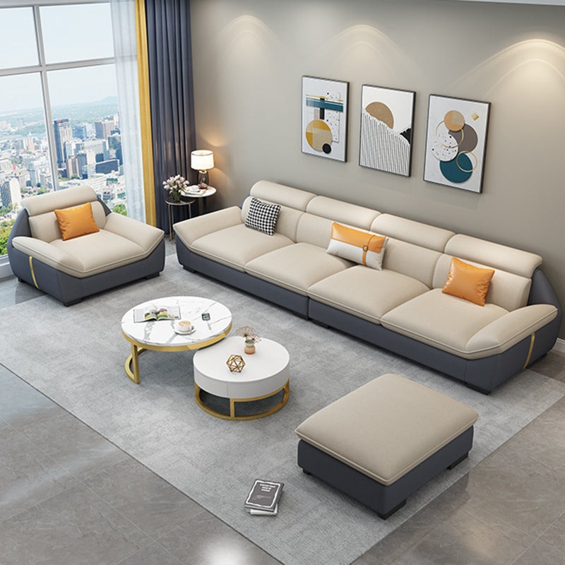 Divano in pelle finta del Nord Europa cucito cuscino per cuscini con cuscini