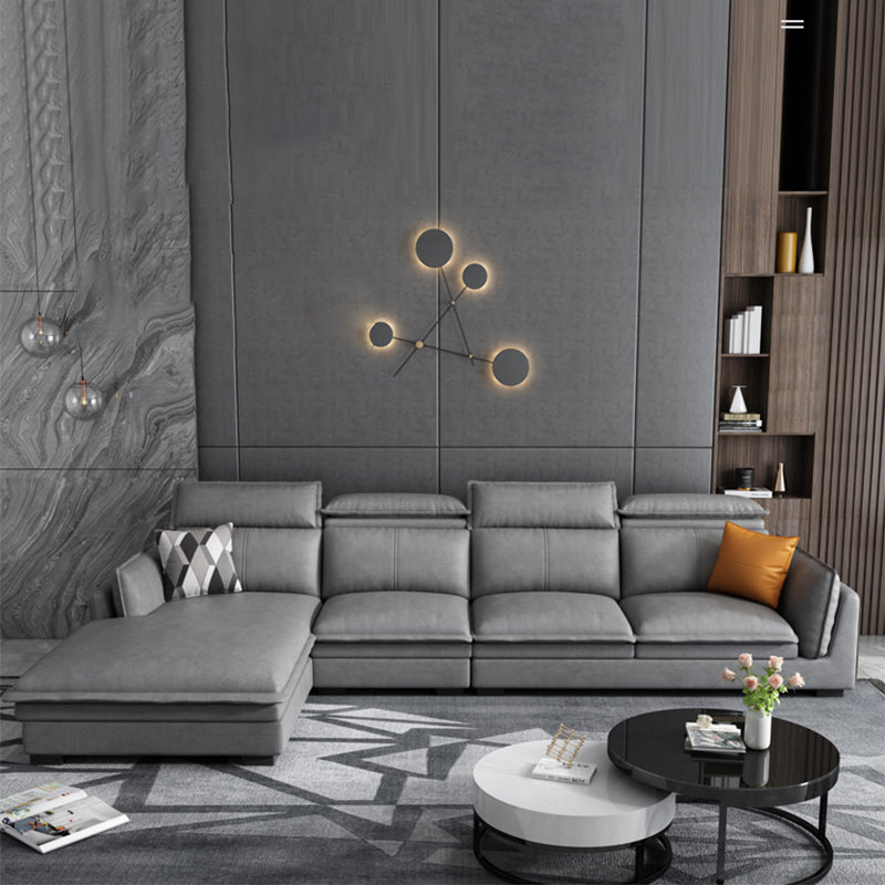 Divano in legno contemporaneo e in legno in finto e divano a braccio quadrato