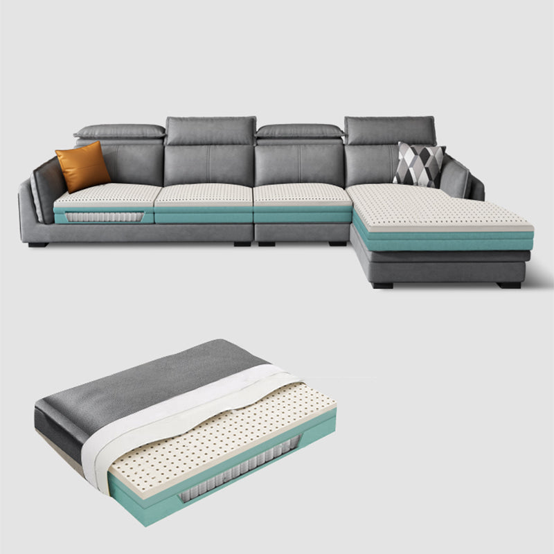 Divano in legno contemporaneo e in legno in finto e divano a braccio quadrato