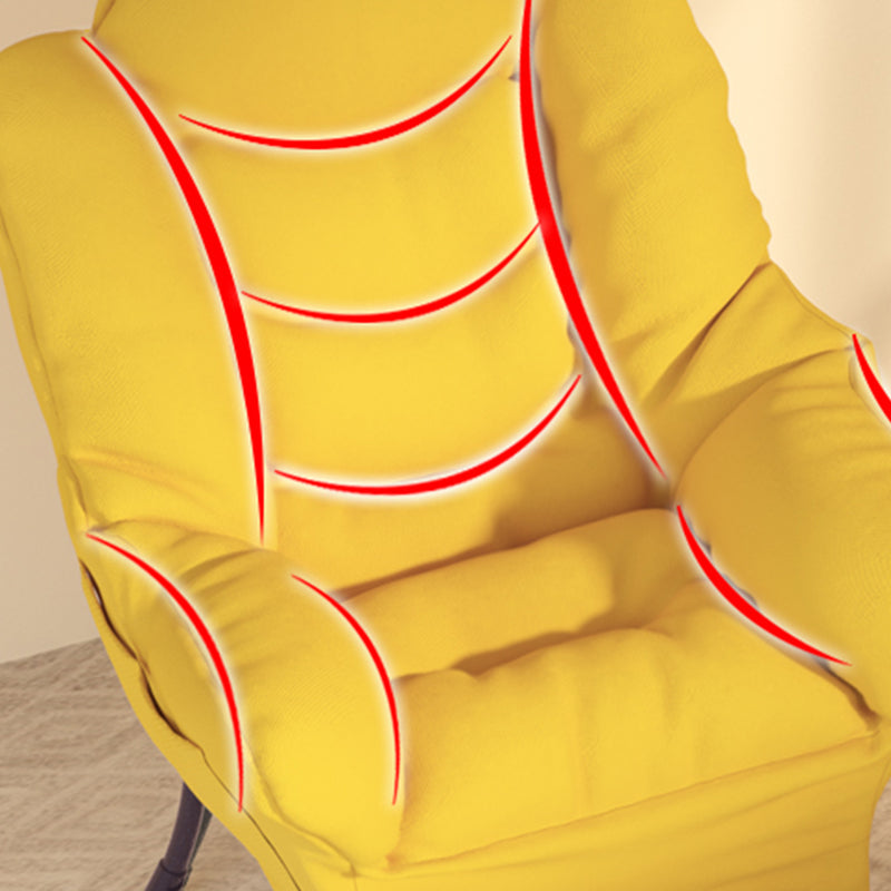 Solid Color Leather and Cotton Blend Accent Chair Set with Storage Clearhalo 'Accent Chairs' 'accent_chairs' 'Chairs & Seating' 'furn' 'furn_accent_chairs' 'Furniture' 'Living Room Furniture' 5436962