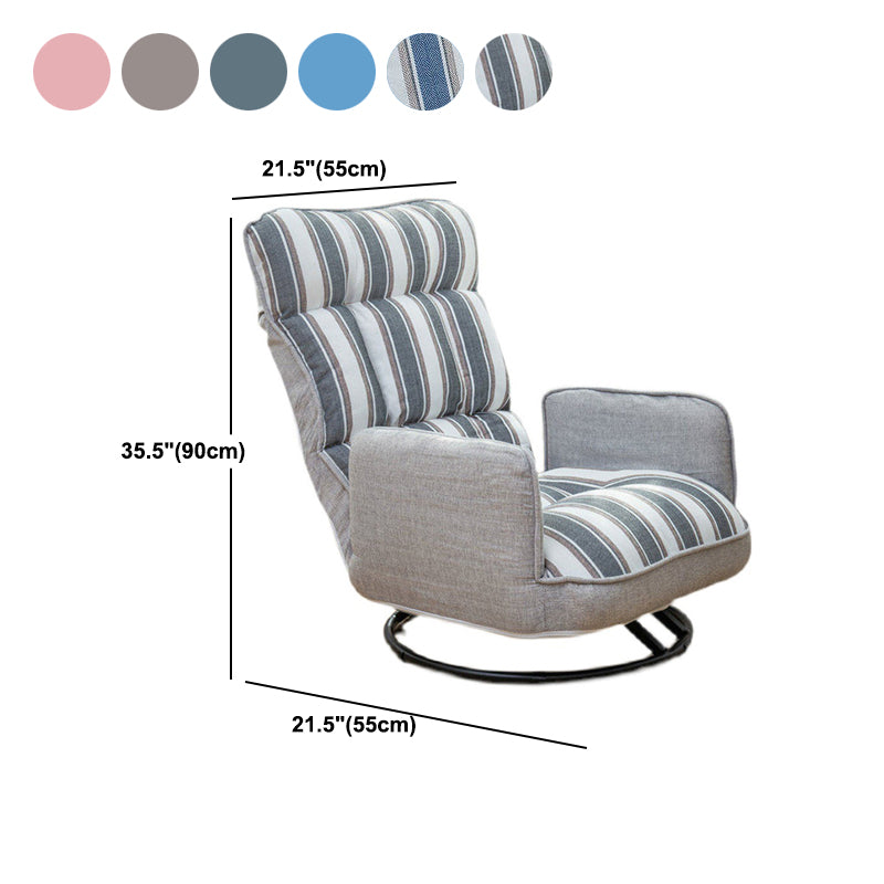 Linen Blend Sewn Pillow Back Chair for Apartment 21.65" Long Clearhalo 'Accent Chairs' 'accent_chairs' 'Chairs & Seating' 'furn' 'furn_accent_chairs' 'Furniture' 'Living Room Furniture' 5437028
