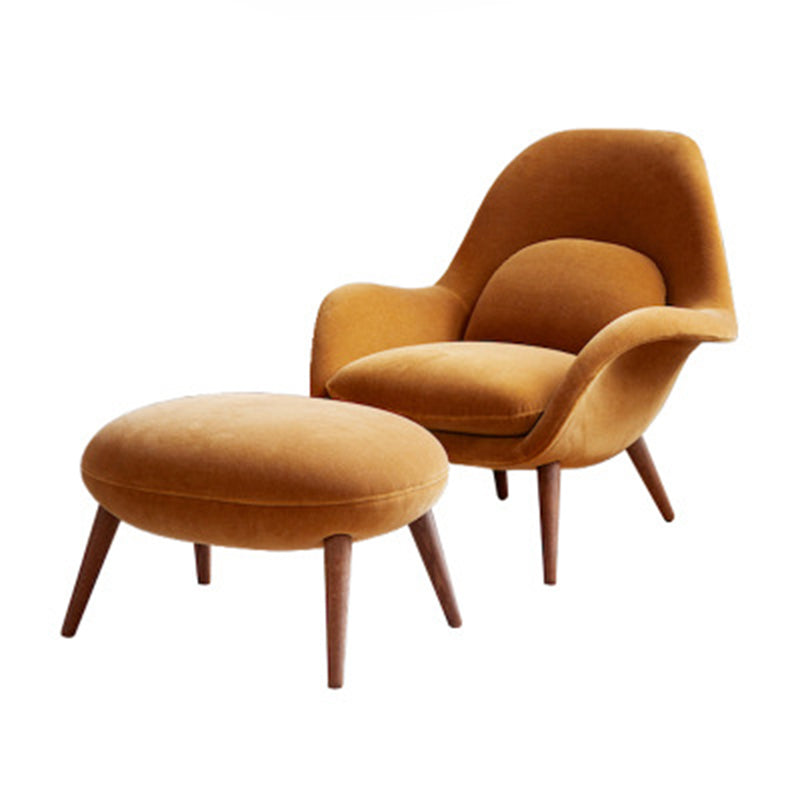 Arms Included Chair 33.4" L x 33.8" W x 32.6" H Solid Wood Frame Chair