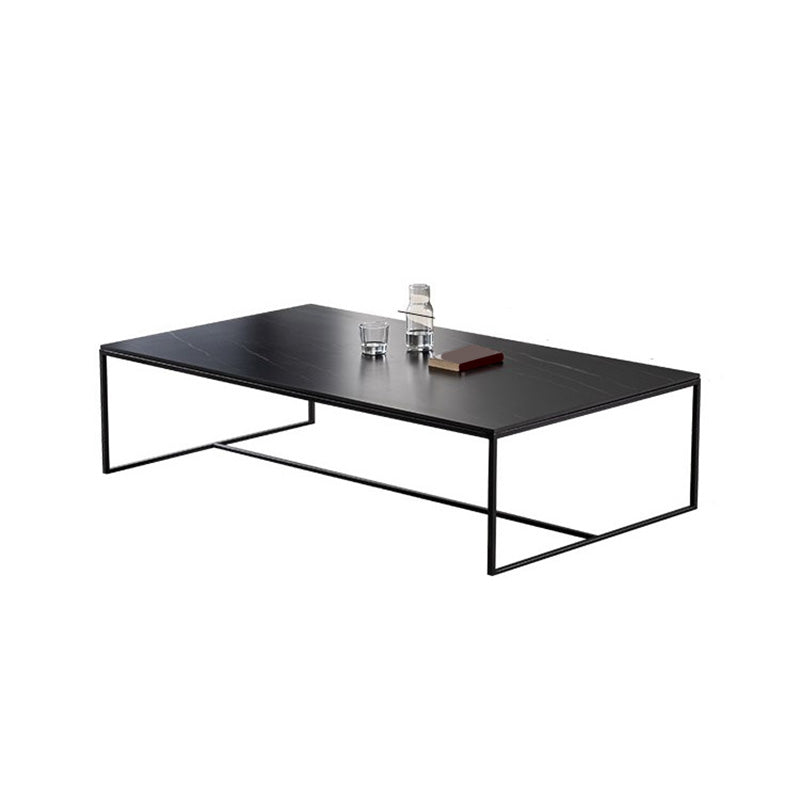 Trestle Basis Design Cocktailtisch Schwarz Gold/Weißer Couchtisch