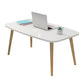 Modern Style Manufactured Wood Cocktail Table 4 Legs Coffee Table 47"L x 24"W x 16.5"H White Drawers Not Included Clearhalo 'Coffee & Accent Tables' 'Coffee Tables' 'coffee_tables' 'furn' 'furn_coffee_tables' 'Furniture' 'Living Room Furniture' 5437154