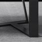 Glam Style Slate Top White Gold/black Top Black Metal Footer Coffee Table Clearhalo 'Coffee & Accent Tables' 'Coffee Tables' 'coffee_tables' 'furn' 'furn_coffee_tables' 'Furniture' 'Living Room Furniture' 5437212