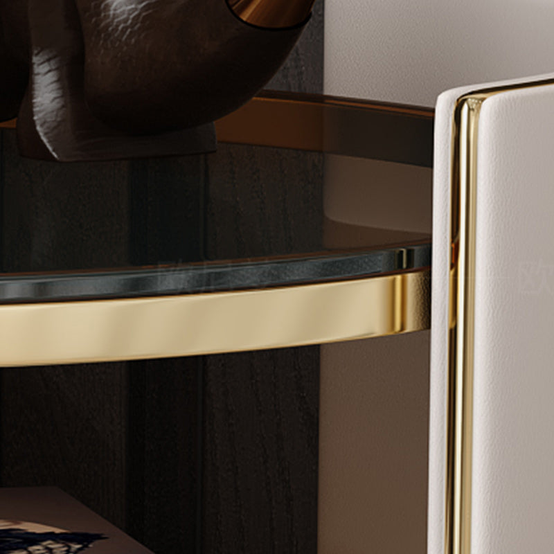 20" Tall 1 - Drawer Nightstand with Shelf Bedside Cabinet With Legs Clearhalo 'Bedroom Furniture' 'furn' 'furn_night_stand' 'Furniture' 'night_stand' 'Nightstands' 5437743